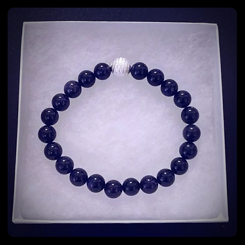 Blue Goldstone Bracelet